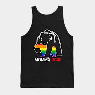 LGBT Mama Momma Bear Gay Pride Proud Mom Mother's Day Tank Top